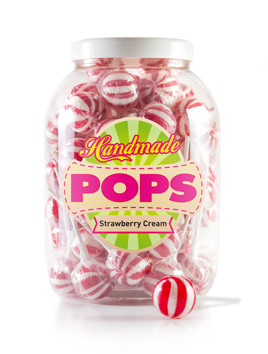 BallPopStrawberryCream1stuks