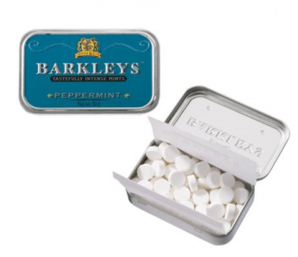 Barkleys Tin Peppermint is een smaakvol intense mints in mooie klassieke blikken. Gember muntjes. Glutenvrij en gelatinevrij.