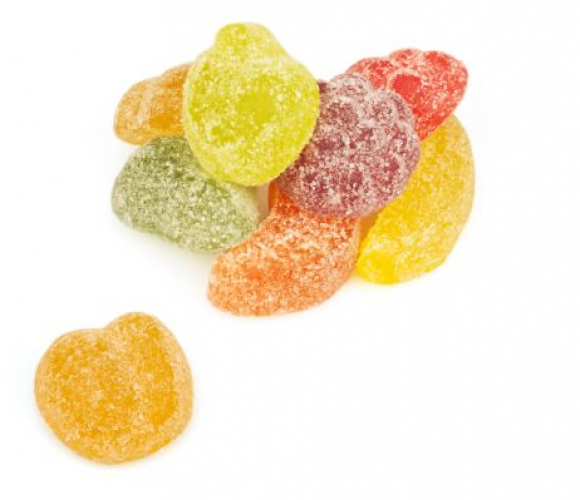 Luxe Fruit - zachte gesuikerde gommen -Net als al ons snoepgoed is dit ook wederom een A-kwaliteit van producent Donkers.