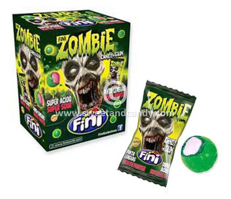 De zombies die je doen watertanden. Fini Zombie Mouth Painter Gum with Bubble Gum is het kauwplezier dat weet te overtuigen door zijn innerlijke en uiterlijke waarden.