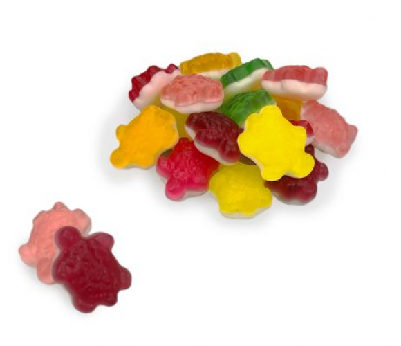 Frisia Turtles, heerlijke zachte winegum turtles van Frisia! Frisia Turtles zit in een verpakking van 200gram