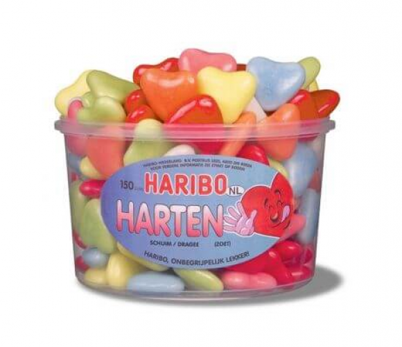 Haribo silo Bonte Hartjes  zijn vrolijk gekleurde stevige zoete fruit dragees. Leuke snoepjes om te geven maar ook om te krijgen!