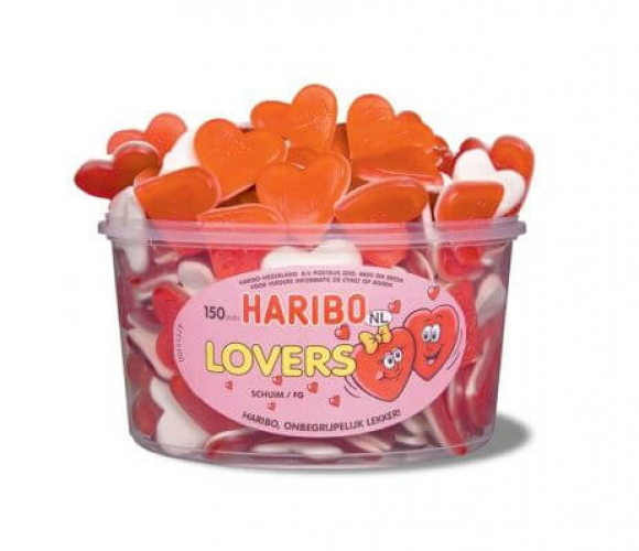 Overheerlijke Haribo silo Lovers, heerlijke fruitgom harten besteld u eenvoudig bij Mrsnoep.nl. Lovers van Haribo