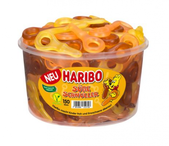 Lekkere Smurfen snoep van Haribo in een Silo met 150 stuks, Het zijn nu Haribo silo kabouters geworden