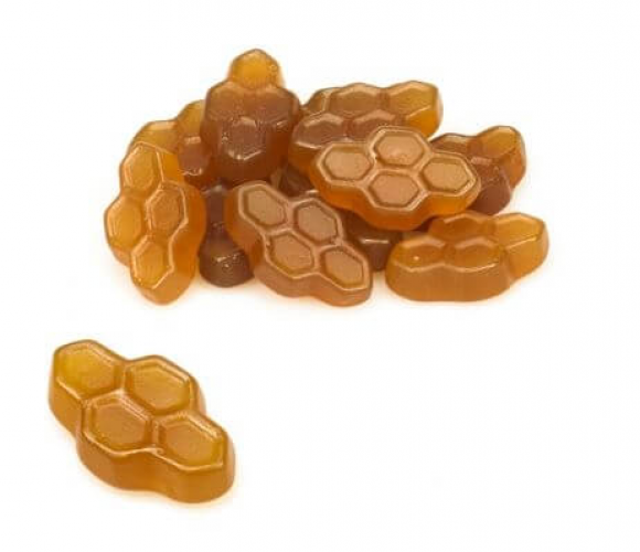Meenk Honingdrop is geproduceerd met ca 3% echte hoogwaardige honing. Verpakking in een puntzak van 200gram 