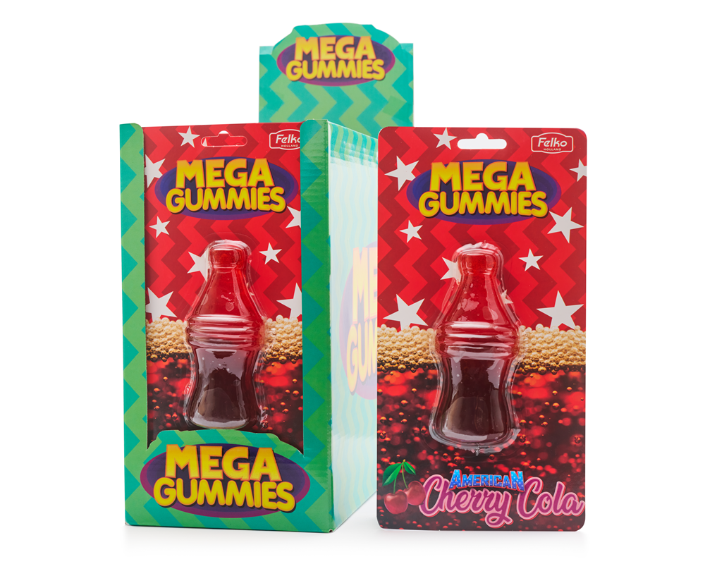 MegaGummiesAmericanCherry-Cola120gr