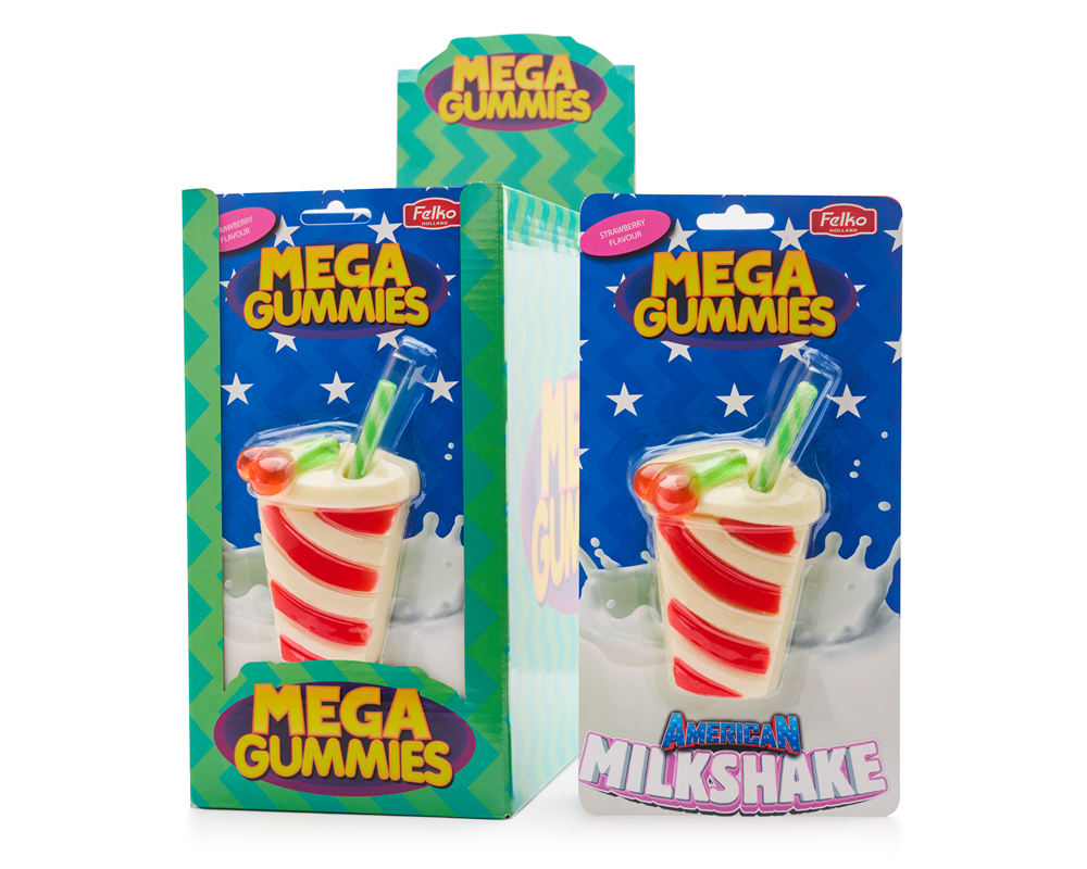 Mega Gummies American Milkshake 120 gr