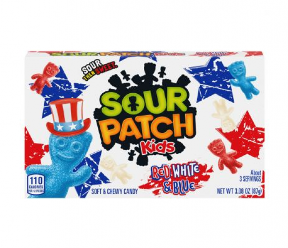 Sour Patch Rot Weiß &amp;amp; Blau 87 gr