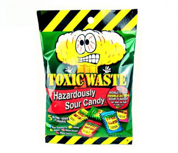 ToxicWasteHazardouslyhardcandy57gr